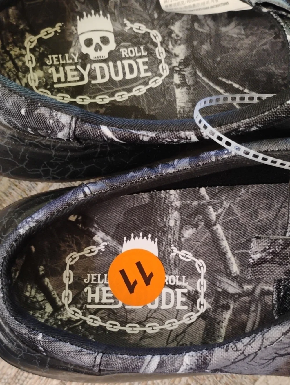 Hey Dude Jelly Roll Black Camo